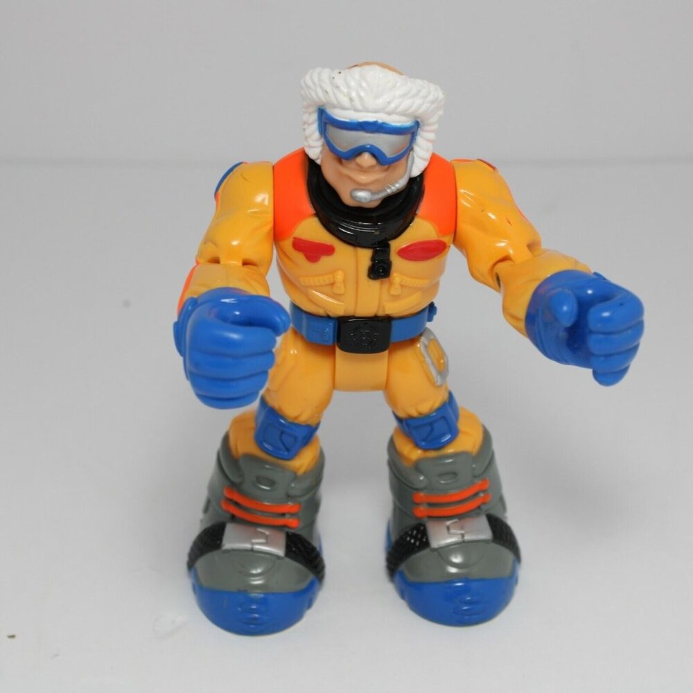 Vintage 1998-2005 Fisher Price rescue Heroes Alpine Figure nice